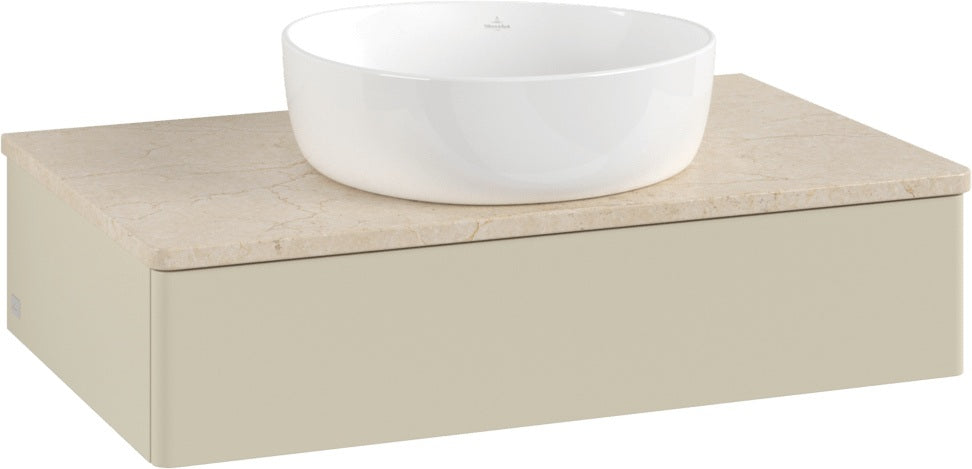 Villeroy & Boch Waschtischunterschrank Antao 800 mm Glossy White Lacquer mit LED-Beleuchtung