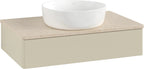 grau / sonstige / Waschbeckenunterschränke Antao L08013 800x190x500mm Silk Grey Matt Lacquer