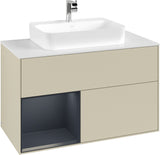 Villeroy & Boch Waschtischunterschrank Finion G361H F 1000 mm White Matt Lacquer mit Beleuchtung