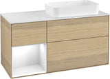Villeroy & Boch Finion Waschbeckenunterschrank 1200 mm Glossy White Lacquer mit LED-Beleuchtung