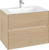 Villeroy & Boch Waschbeckenunterschrank Collaro C13800 White Oak – 796 mm, 2 Auszüge, SoftClosing