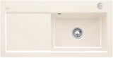 Villeroy & Boch Einbauspüle Subway 60 XL Flat 965x475mm ivory mit CeramicPlus