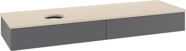 Villeroy & Boch Waschtischunterschrank Antao K15113 1600x190x500mm Anthracite Matt Lacquer