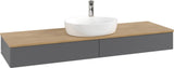Villeroy & Boch Waschtischunterschrank Antao K14151 1600 mm Anthrazit Matt mit Hahnlochbohrung