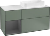 Villeroy & Boch Finion Waschbeckenunterschrank 1200 mm Glossy White Lacquer mit LED-Beleuchtung