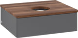 Villeroy & Boch Waschbeckenunterschrank Antao 600 mm Anthrazit Matt mit Auszug