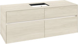 Villeroy & Boch Waschtischunterschrank Collaro C131 B0 1400 mm White Oak mit Beleuchtung und SoftClosing