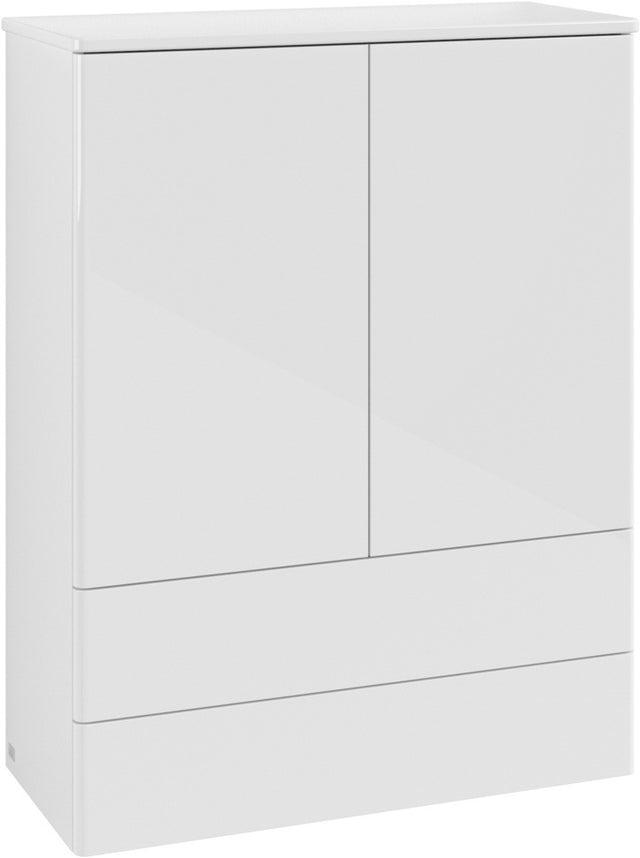 Villeroy & Boch Antao Highboard K47000 – 814 mm, Glossy White Lacquer, SoftClose