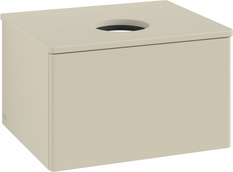 Villeroy & Boch Antao Waschbeckenunterschrank 600 mm Anthracite Matt Lacquer mit LED-Beleuchtung