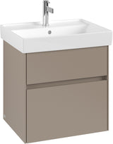 Villeroy & Boch Waschbeckenunterschrank Collaro C008 B0 Kansas Oak mit LED-Beleuchtung und SoftClosing