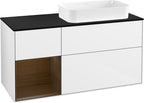 weiß / Waschtischunterbau / G682G N 1200x603x501mm Glossy White