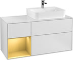 weiß / Mitteldichte Faserplatte (MDF) / G141H F 1200x603x501mm White Matt