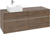 Villeroy & Boch Waschtischunterschrank Collaro C046 B0 1400 mm Arizona Oak mit Beleuchtung