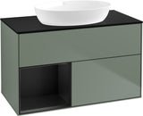Villeroy & Boch Finion Waschtischunterschrank 1000 mm Glossy White Lacquer mit Beleuchtung
