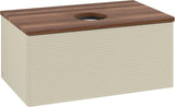 Villeroy & Boch Antao Waschtischunterschrank 800 mm Anthrazit Matt mit LED-Auszugsbeleuchtung
