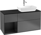 anthrazit / Mitteldichte Faserplatte (MDF) / F802P D