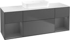 anthrazit / Mitteldichte Faserplatte (MDF) / F741G K