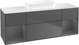 Villeroy & Boch Finion Waschtischunterschrank 1600 mm Glossy White Lacquer mit Beleuchtung