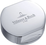 Villeroy & Boch Abdeckkappe für Doppeldrehgriff, Rund, Gold, Edelstahl – 940525