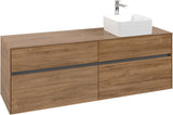Villeroy & Boch Waschtischunterschrank Collaro C051 Kansas Oak 1600 mm mit 4 Auszügen