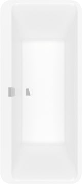 Villeroy & Boch Squaro Edge 12 Freistehende Badewanne 1800x800mm Weiß Alpin Quaryl