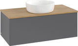Villeroy & Boch Antao Waschtischunterschrank 1000 mm Anthracite Matt mit Push-to-open