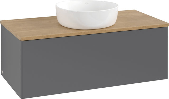 Villeroy & Boch Antao Waschtischunterschrank 1000 mm Anthracite Matt mit Push-to-open