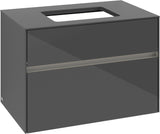 Villeroy & Boch Waschtischunterschrank Collaro C108 B0 800 mm Glossy White mit LED-Beleuchtung