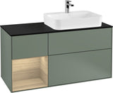 Villeroy & Boch Finion Waschbeckenunterschrank 1200 mm Glossy White Lacquer mit Beleuchtung