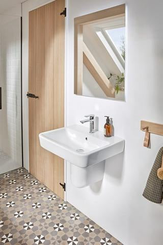 Villeroy & Boch O.novo Halbsäule 526600 in Weiß Alpin – Sanitärkeramik 225 x 320 x 290 mm