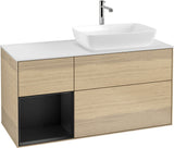 Villeroy & Boch Finion Waschbeckenunterschrank 1200 mm Glossy White Lacquer mit Beleuchtung