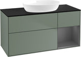 Villeroy & Boch Finion Waschtischunterschrank FA72GFGF 1200 mm Glossy White Lacquer mit LED-Beleuchtung