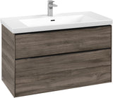 Villeroy & Boch Subway 3.0 Waschtischunterschrank C570L0 Brilliant White mit LED-Beleuchtung und SoftClosing