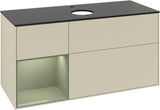 Villeroy & Boch Finion Waschtischunterschrank 1200 mm Glossy White Lacquer mit Beleuchtung