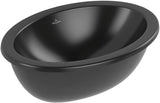 Villeroy & Boch Loop & Friends Unterbauwaschbecken 485x325mm TitanCeram Ebony CeramicPlus