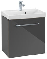 Villeroy & Boch Avento Waschtischunterschrank 530 mm Crystal Grey, 1 Tür links, mit Dämpfung