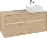 Villeroy & Boch Waschbeckenunterschrank Collaro C043 B0 1200 mm Nordic Oak mit Beleuchtung