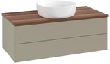 Villeroy & Boch Antao Waschtischunterschrank 1000 mm Silk Grey Matt mit 2 Auszügen