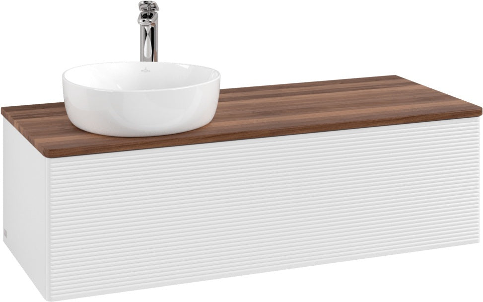 Villeroy & Boch Waschtischunterschrank Antao 1200 mm Glossy White mit LED-Beleuchtung