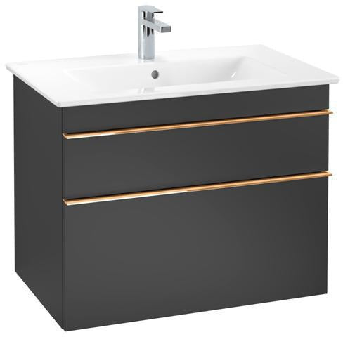 Villeroy & Boch VENTICELLO Waschtischunterschrank 753 mm Santana Oak mit 2 Auszügen und Glasabtrennungen