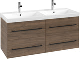 Villeroy & Boch Waschtischunterschrank Avento A8931 1180 mm Kansas Oak mit 4 Auszügen