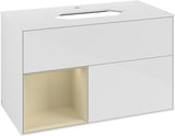 Villeroy & Boch Waschtischunterschrank Finion G241GF Glossy White Lacquer 1000 mm mit Beleuchtung