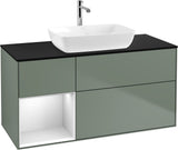 Villeroy & Boch Finion Waschtischunterschrank 1200 mm Glossy White Lacquer mit Beleuchtung