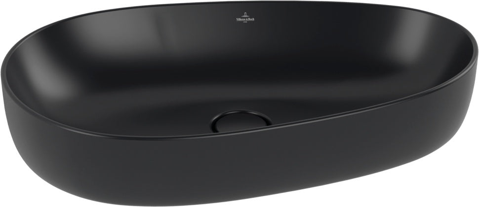 Villeroy & Boch Aufsatzwaschbecken Antao 4A7240 asymmetrisch Almond CeramicPlus 400 mm