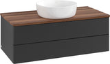 Villeroy & Boch Waschtischunterschrank Antao L20111 1000 mm Black Matt Lacquer mit Auszugsbeleuchtung
