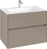 Villeroy & Boch Waschbeckenunterschrank Collaro C13800 White Oak – 796 mm, 2 Auszüge, SoftClosing