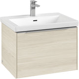 Villeroy & Boch Subway 3.0 Waschtischunterschrank C57500, 622 mm, Brilliant White, mit SoftClosing-Auszug