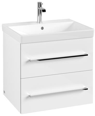 Villeroy & Boch Avento Waschtischunterschrank 580 mm Crystal Grey mit 2 Auszügen