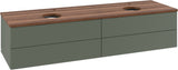 Villeroy & Boch Antao Waschtischunterschrank 1600 mm Anthracite Matt mit LED-Beleuchtung