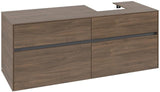 Villeroy & Boch Waschbeckenunterschrank Collaro C10200 1400 mm Arizona Oak mit SoftClosing